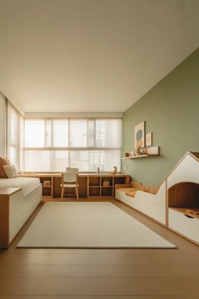 Minimal Furniture with Open Play Space