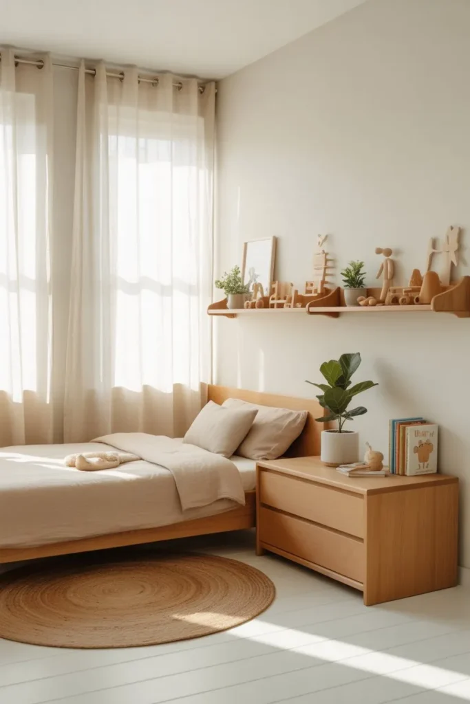 Minimal White and Wood Theme