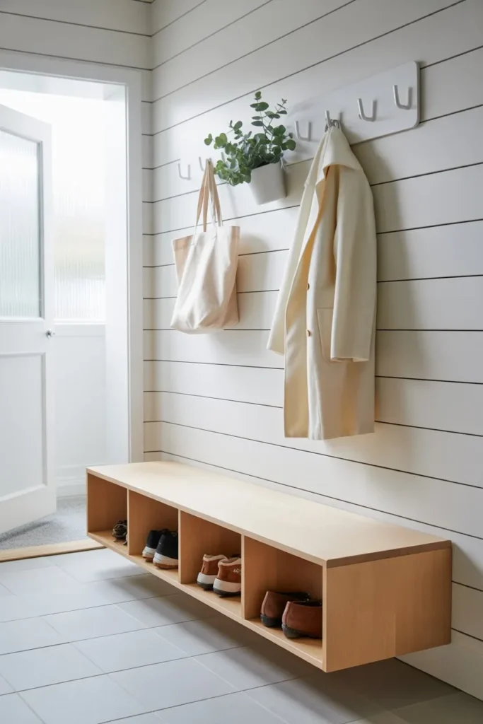 Minimalist Scandi Floating Bench
