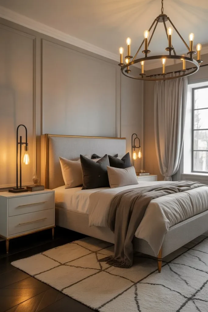 Mixed Metal Accents for Subtle Contrast