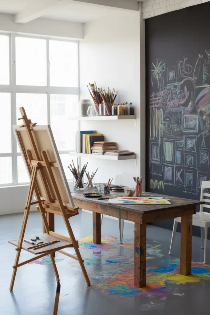 Modern Art Studio Loft Dining