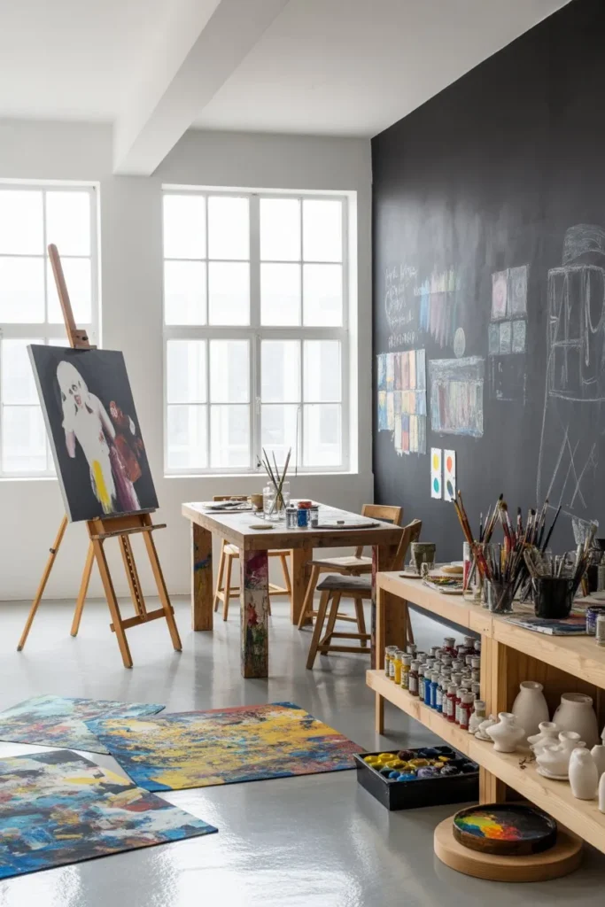 Modern Art Studio Loft Dining