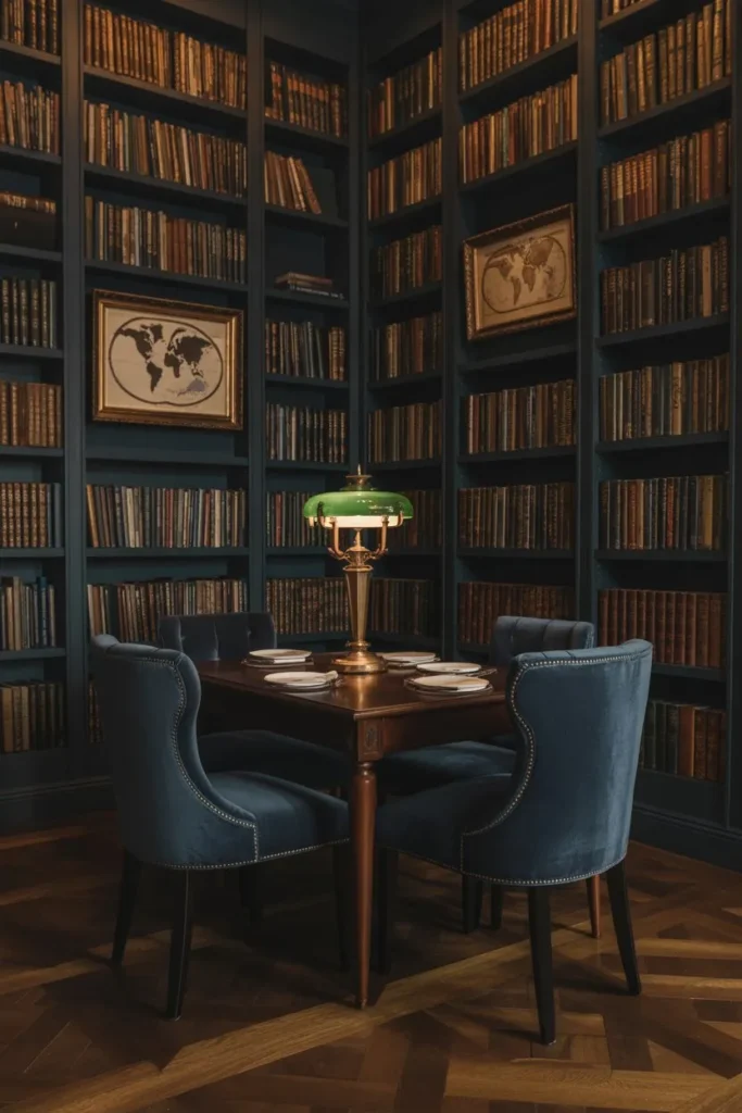 Moody Dark Academia Library Suite