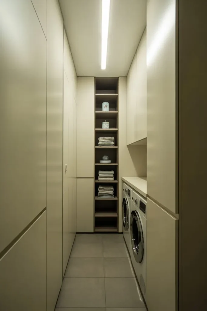 Narrow Galley Laundry Layout
