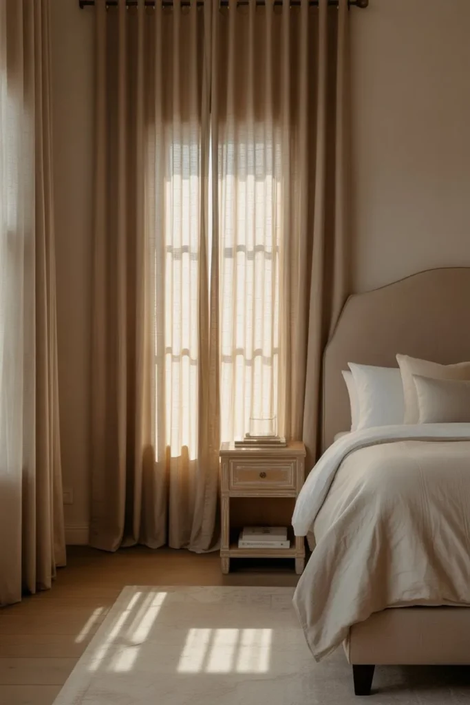 Neutral Curtains for Soft Framing