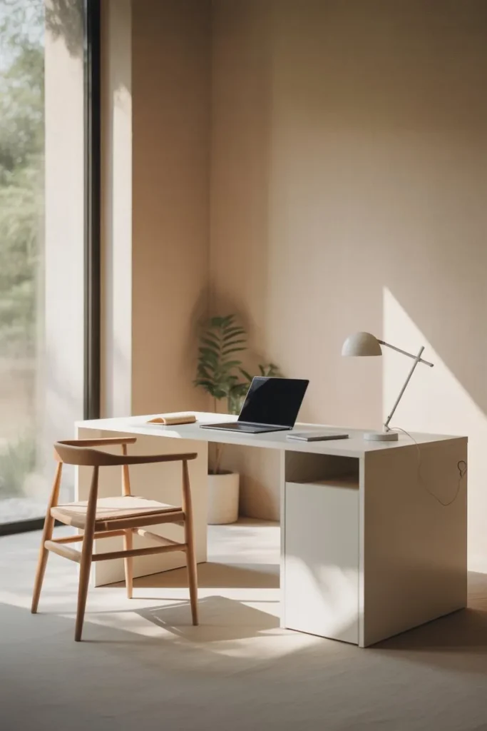 Neutral Minimal Aesthetic for Distraction-Free Focus