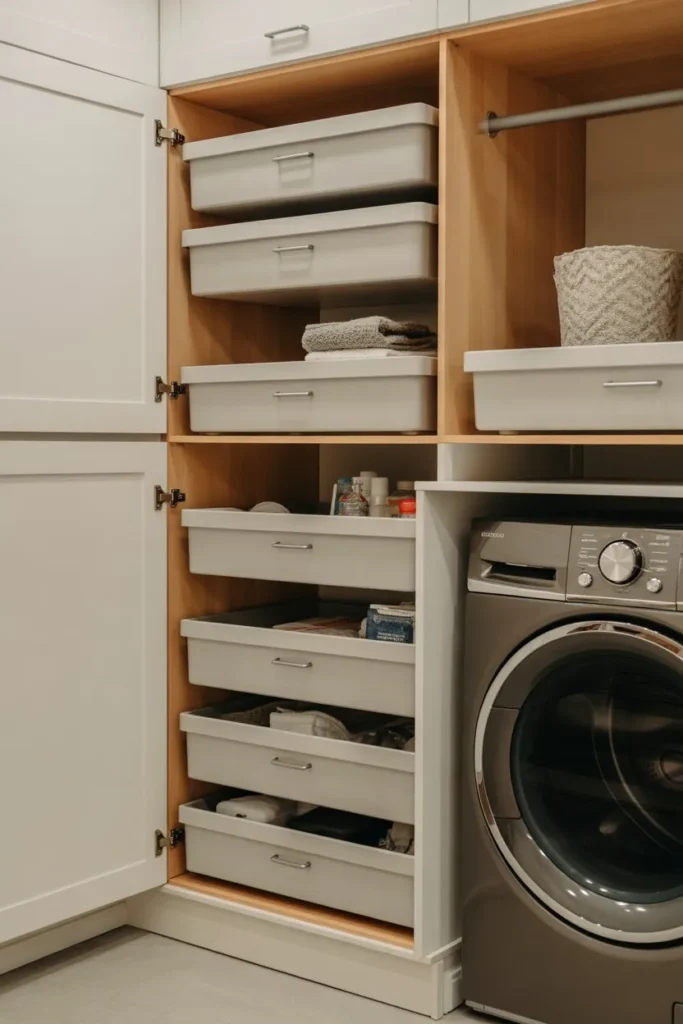Pull-Out Drawers for Easy Access