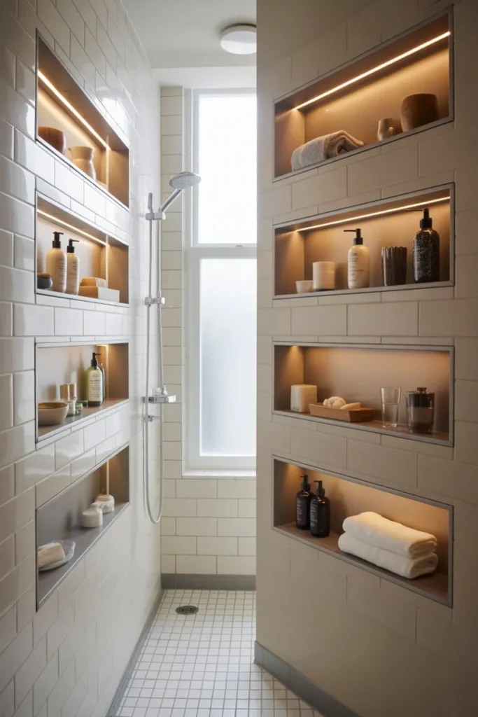 Recessed Niches for Smart Storage