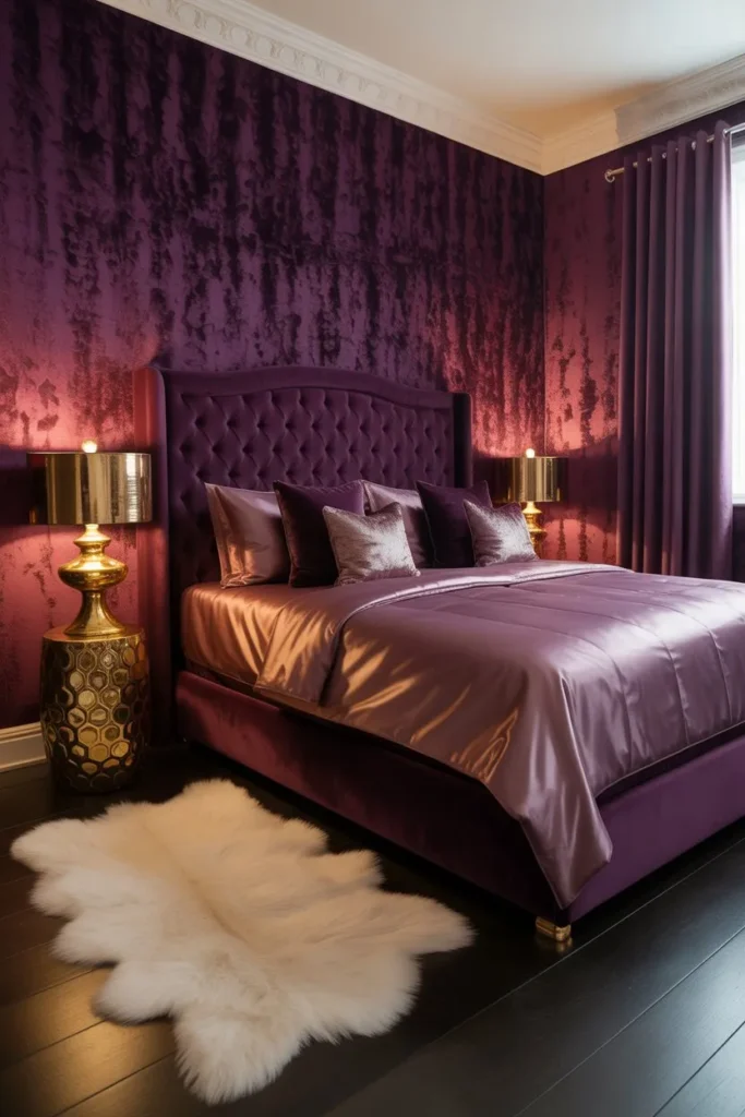 13 Purple Bedroom Ideas for a Cozy Stylish Retreat Royal Velvet Plum Suite
