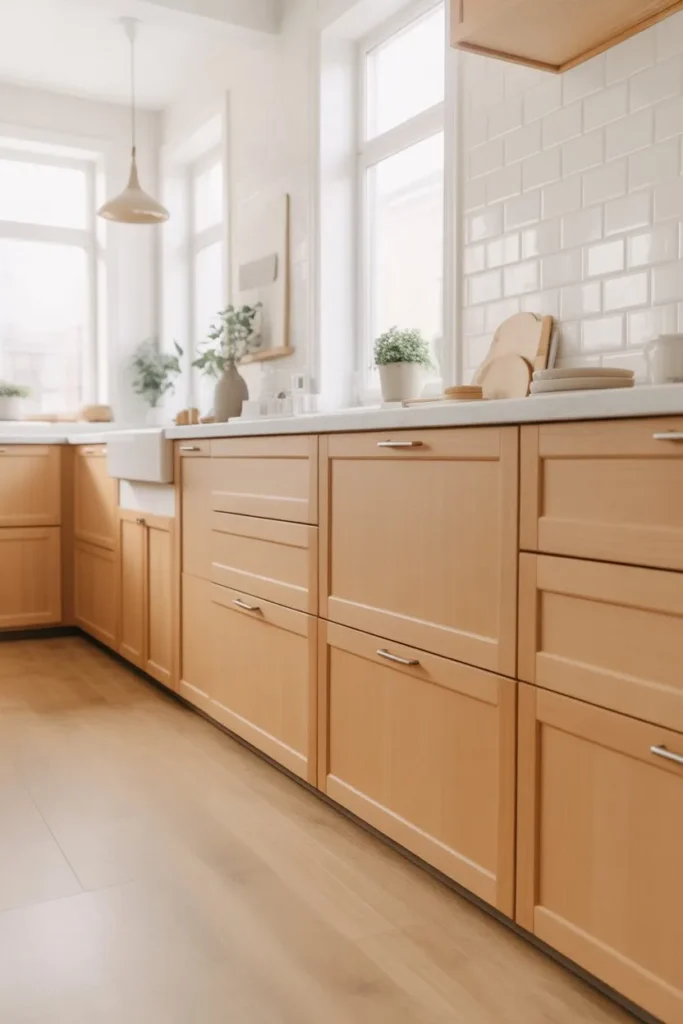 Scandinavian Style Light Wood Kitchen