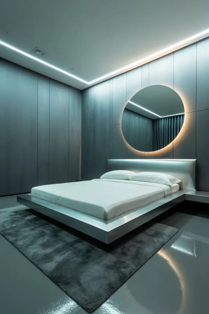 Sleek Silver and Slate Futurism