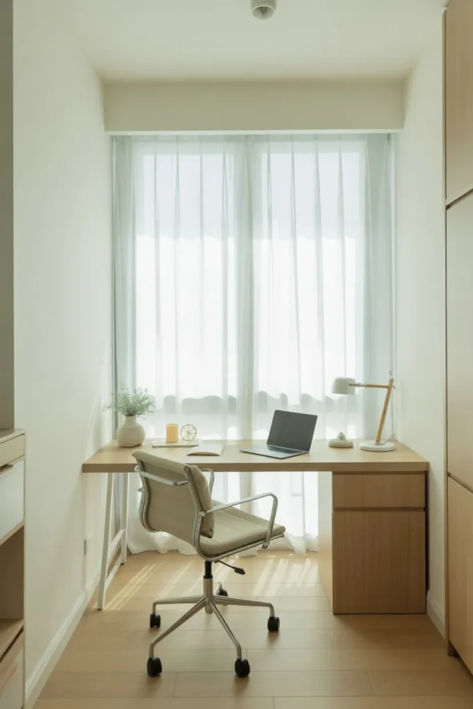 Small Study Room with Clean Minimal Setup