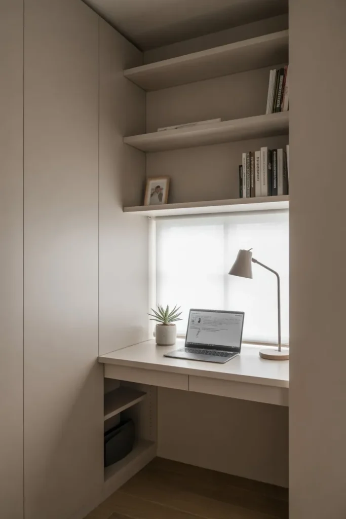 Small Study Room with Laptop-Only Setup