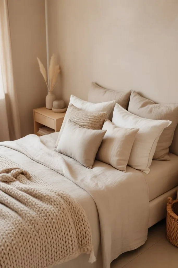 Soft Neutral Cozy Room