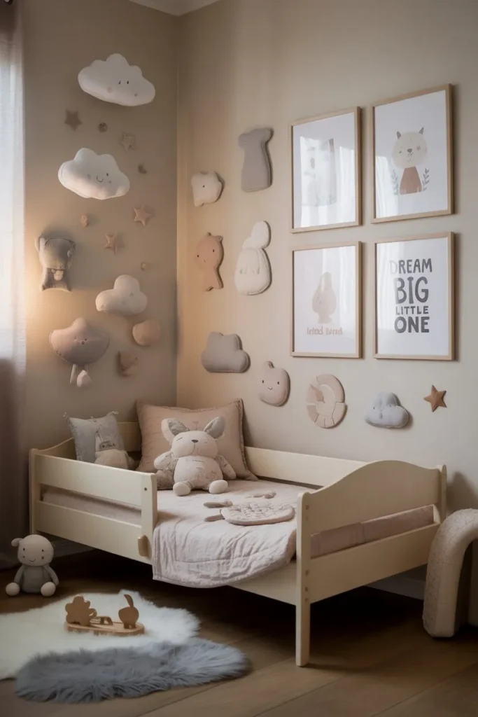 Soft Wall Decor for Safe Visual Interest