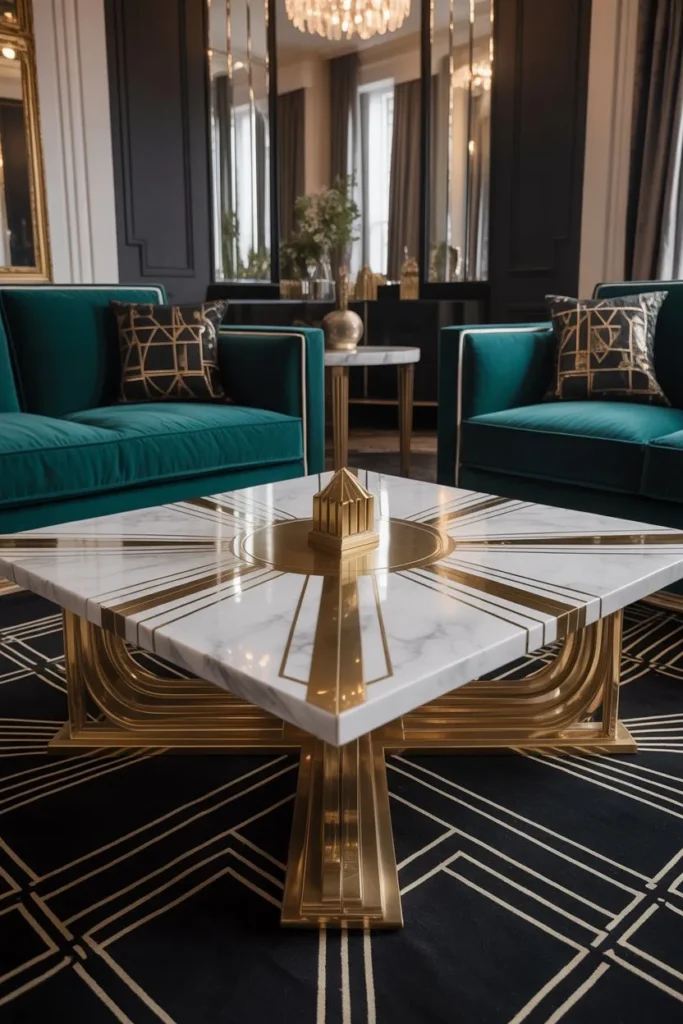 Statement Coffee Table as a Focal Point