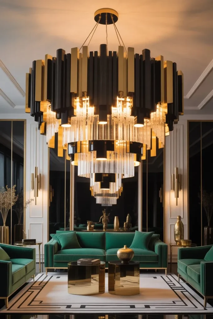 Statement Lighting with Sculptural Design