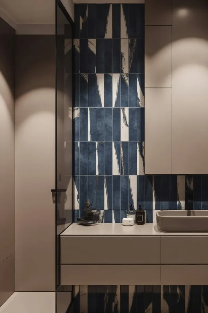 Statement Tile Feature Wall