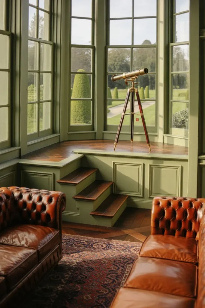 27 Sage Green Living Room Ideas for a Calm Aesthetic Traditional English Library Drop