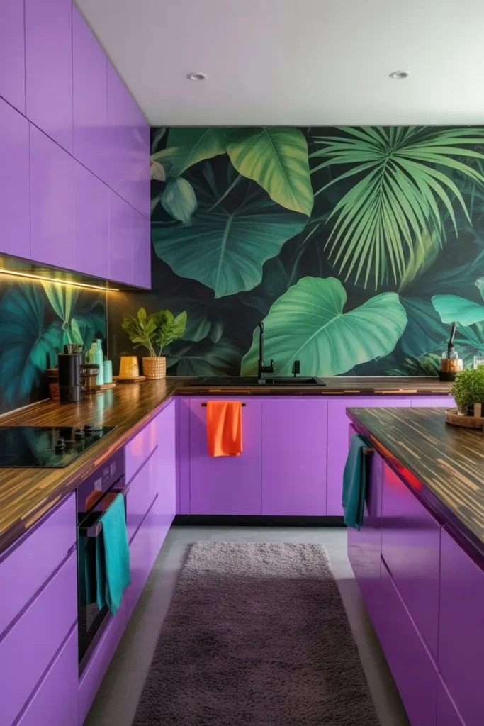 Ultraviolet Exotic Tropical Oasis