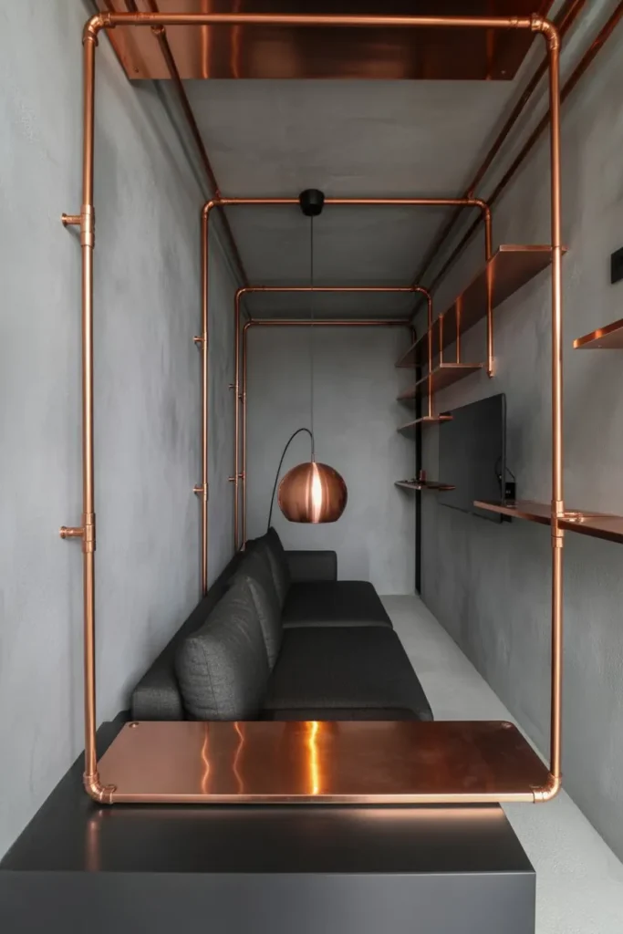 Urban Concrete and Copper Den