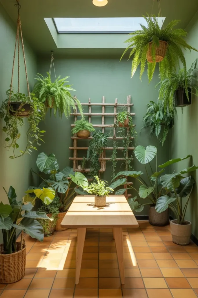 Urban Jungle Sunroom Dining Studio