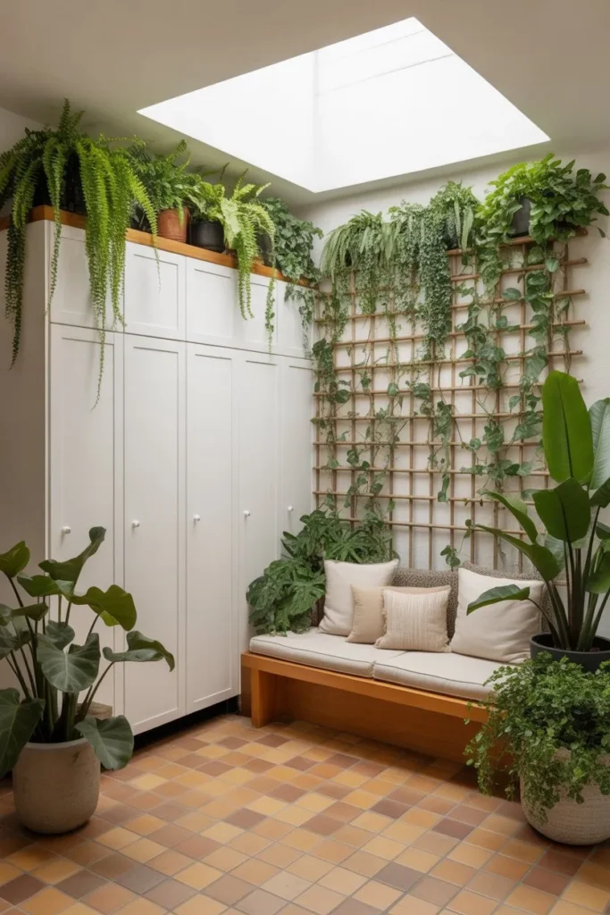 Urban Jungle Sunroom Transition