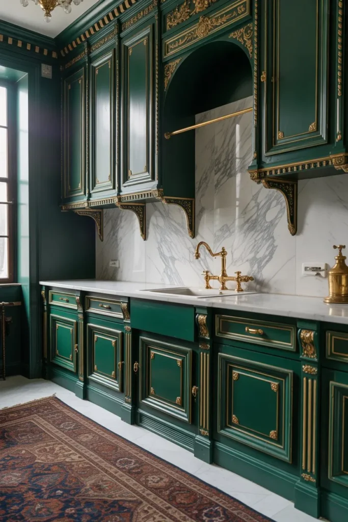 Victorian Emerald and Gold Utility