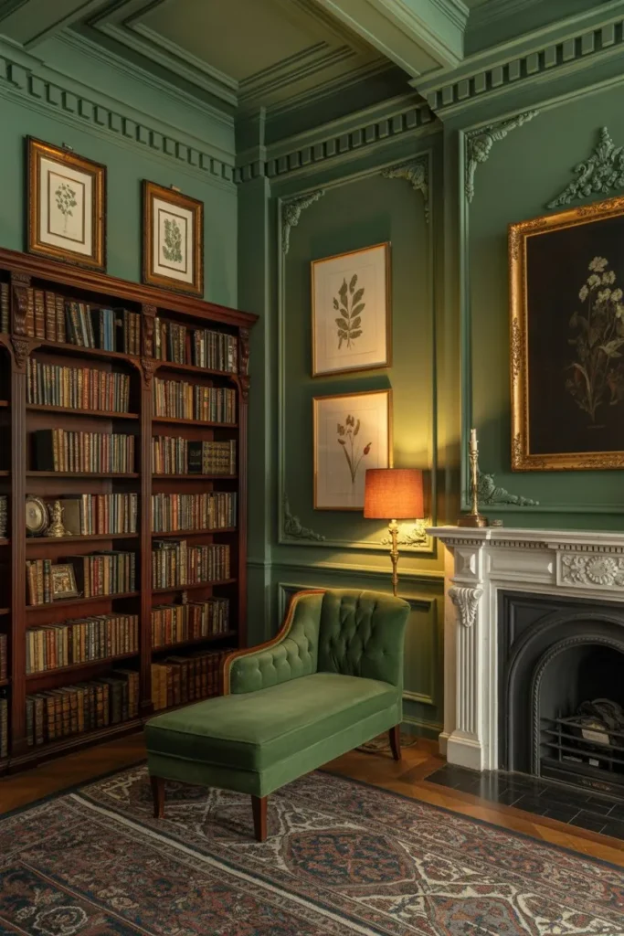 27 Sage Green Living Room Ideas for a Calm Aesthetic Victorian Moody Botanicals