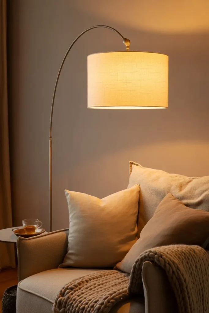 Warm Ambient Corner Lamp