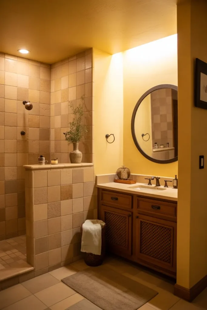 Warm Beige Spa-Inspired Bathroom