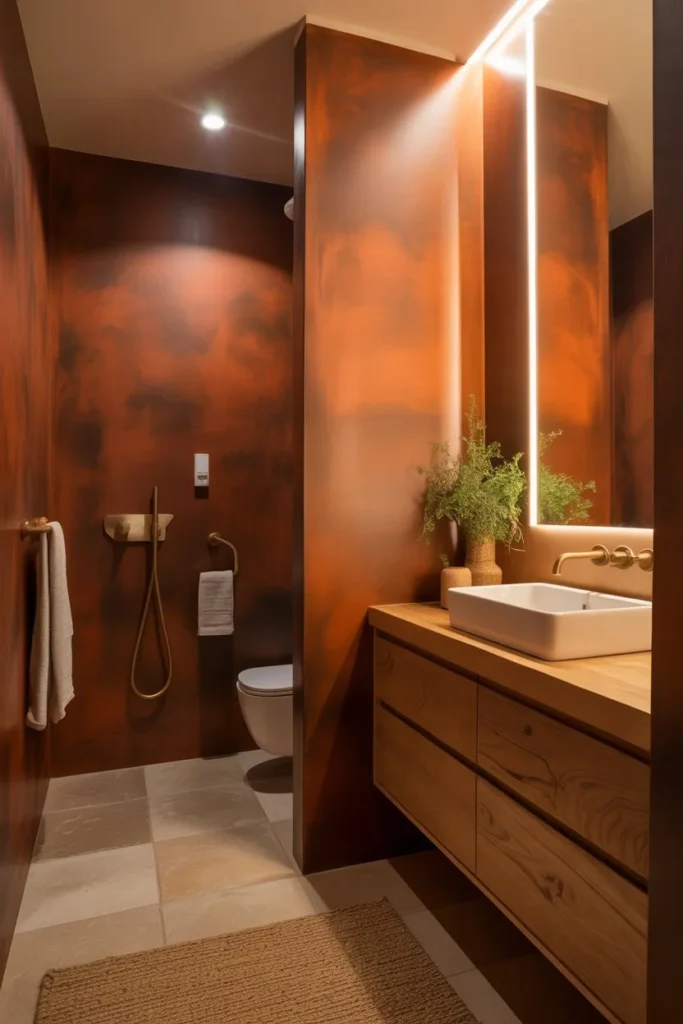 Warm Terracotta for Earthy Depth