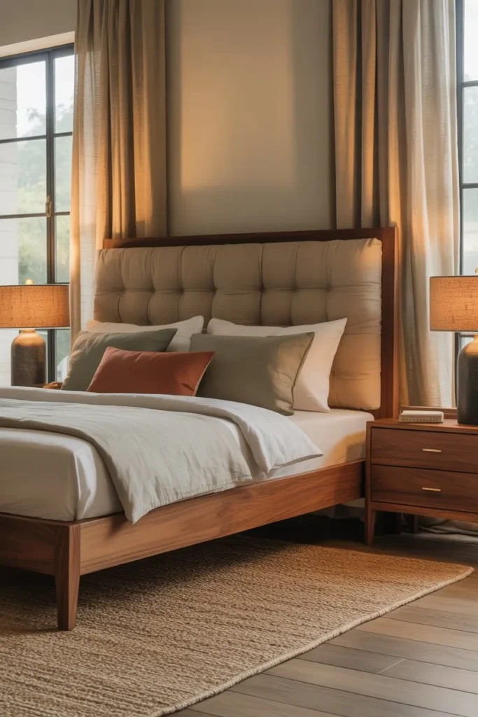 Wooden Accents for Natural Warmth
