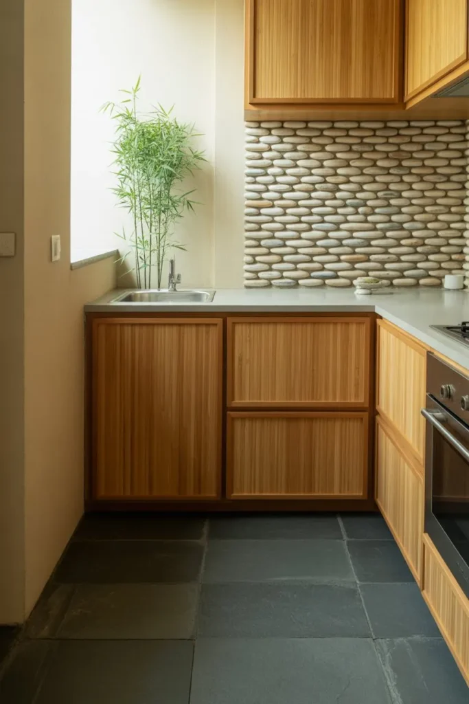 21 Narrow Kitchen Ideas to Maximize Every Inch Smartly Zen Bamboo and Stone Retreat