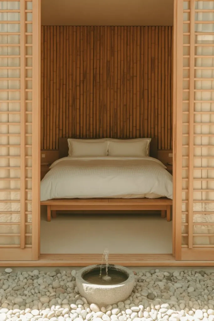 Zen Bamboo and Stone Sanctuary