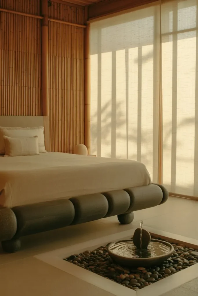 Zen Bamboo and Stone Sanctuary