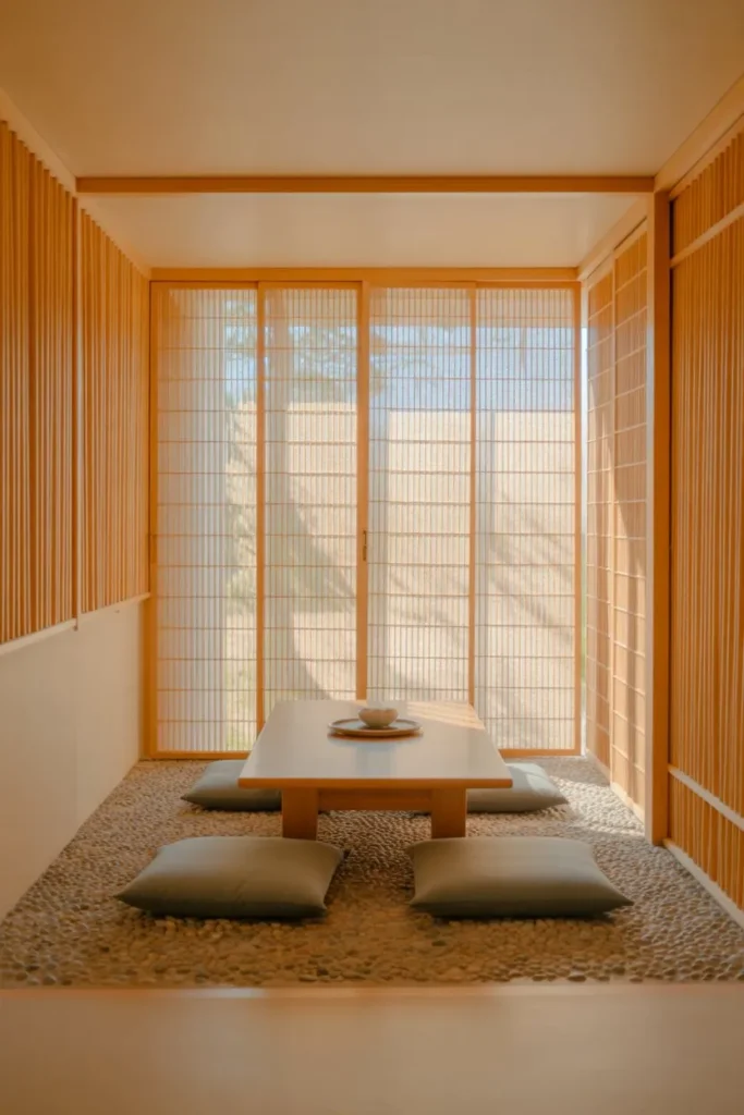 Zen Bamboo and Stone Sanctuary