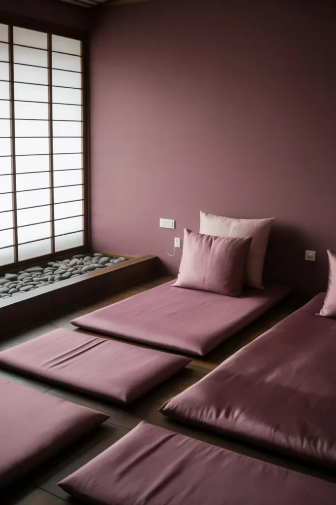 13 Purple Bedroom Ideas for a Cozy Stylish Retreat Zen Mulberry Meditation Room