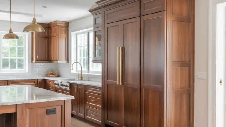 brown kitchen cabinets