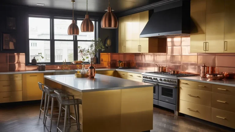mixed metals kitchen