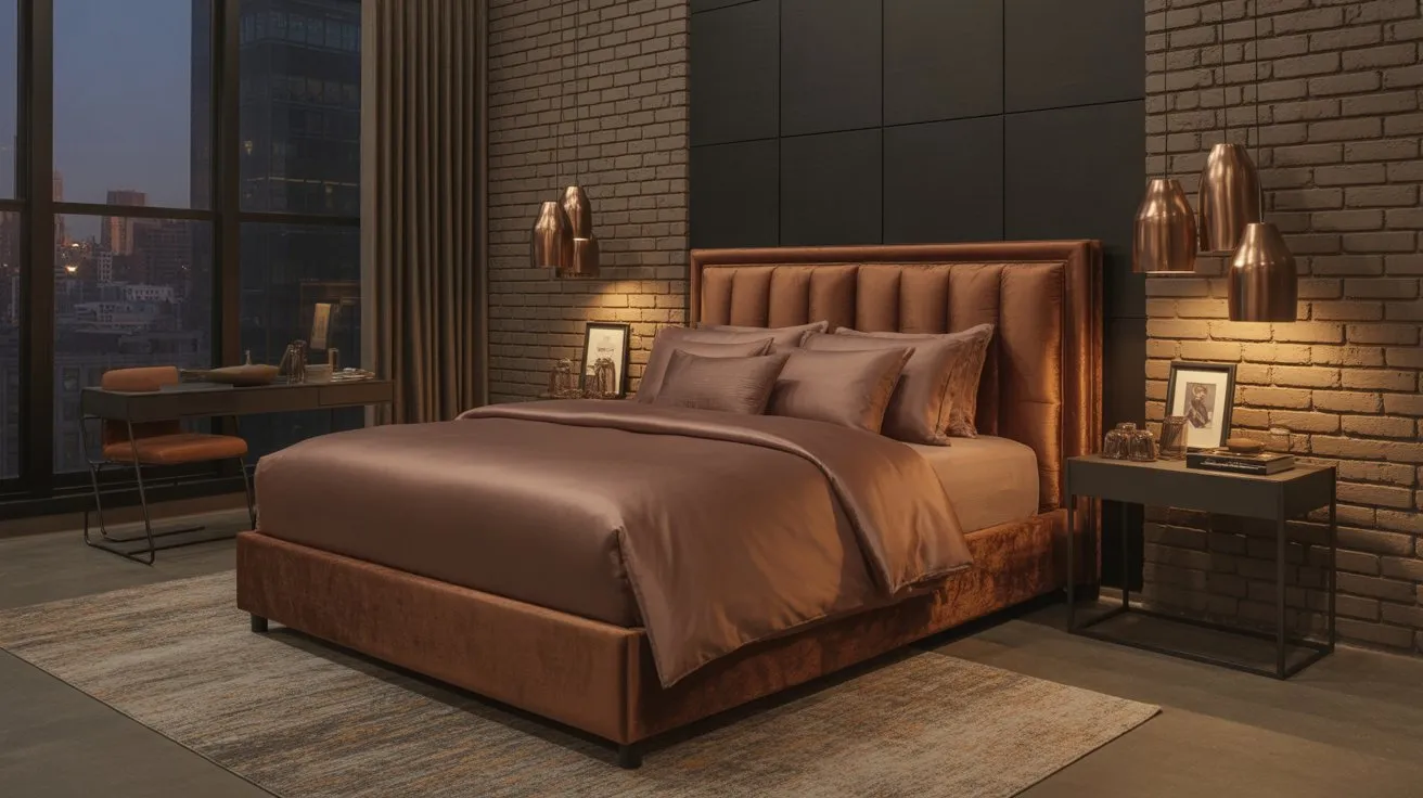 urban bronze bedroom