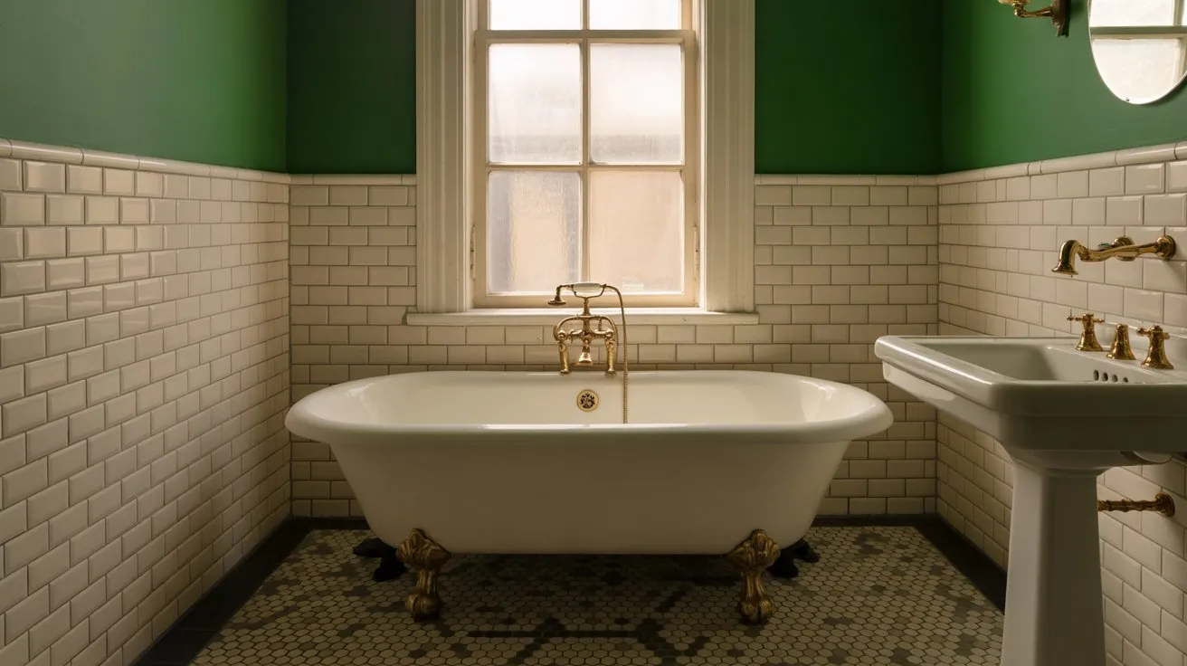 vintage bathroom