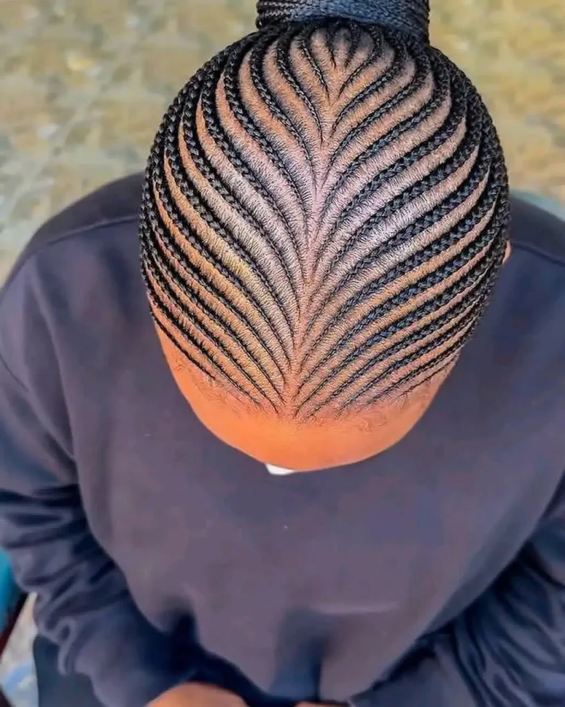 Small Detailed Cornrow Rows