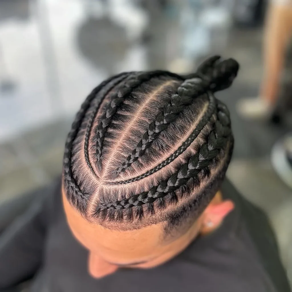 Geometric Pattern Cornrows