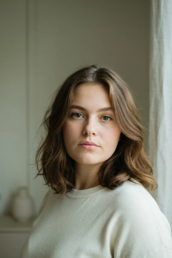Textured Shoulder Length Cut