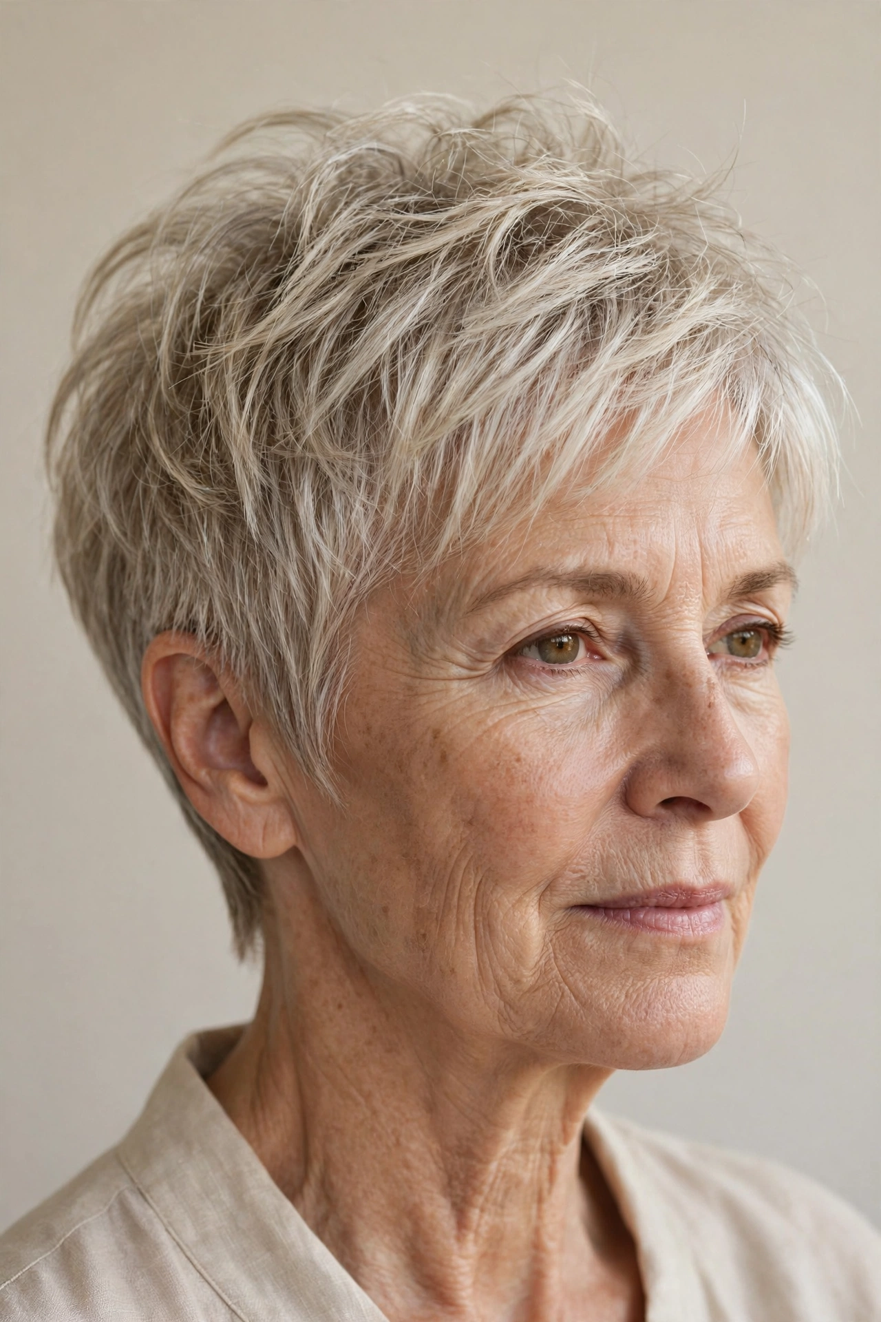 Layered Pixie Shag with Wispy Crown