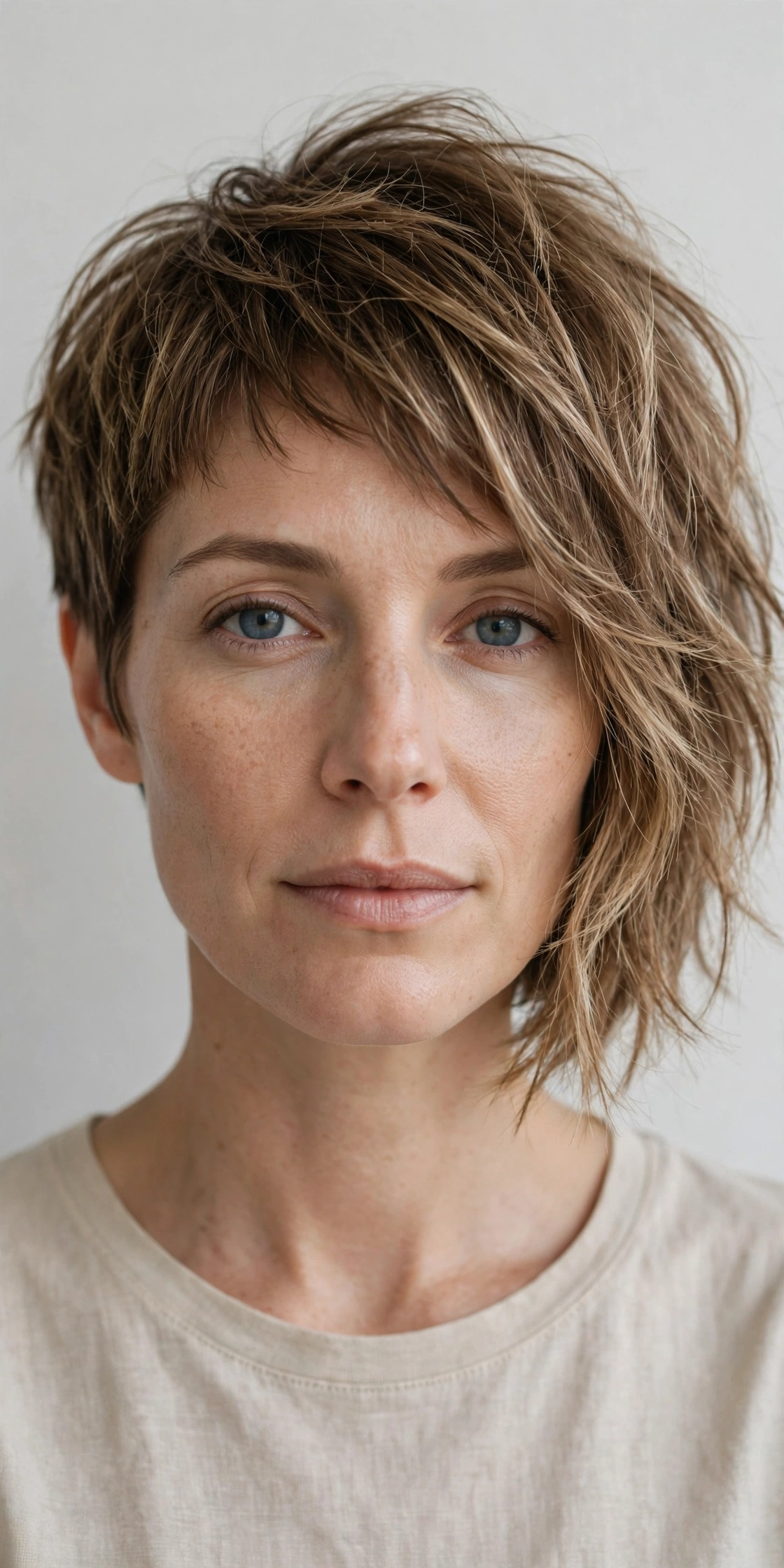 Asymmetrical Shag Bob