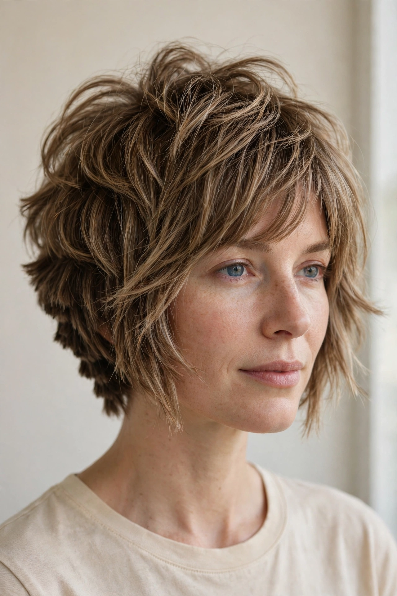 Stacked Shaggy Bob