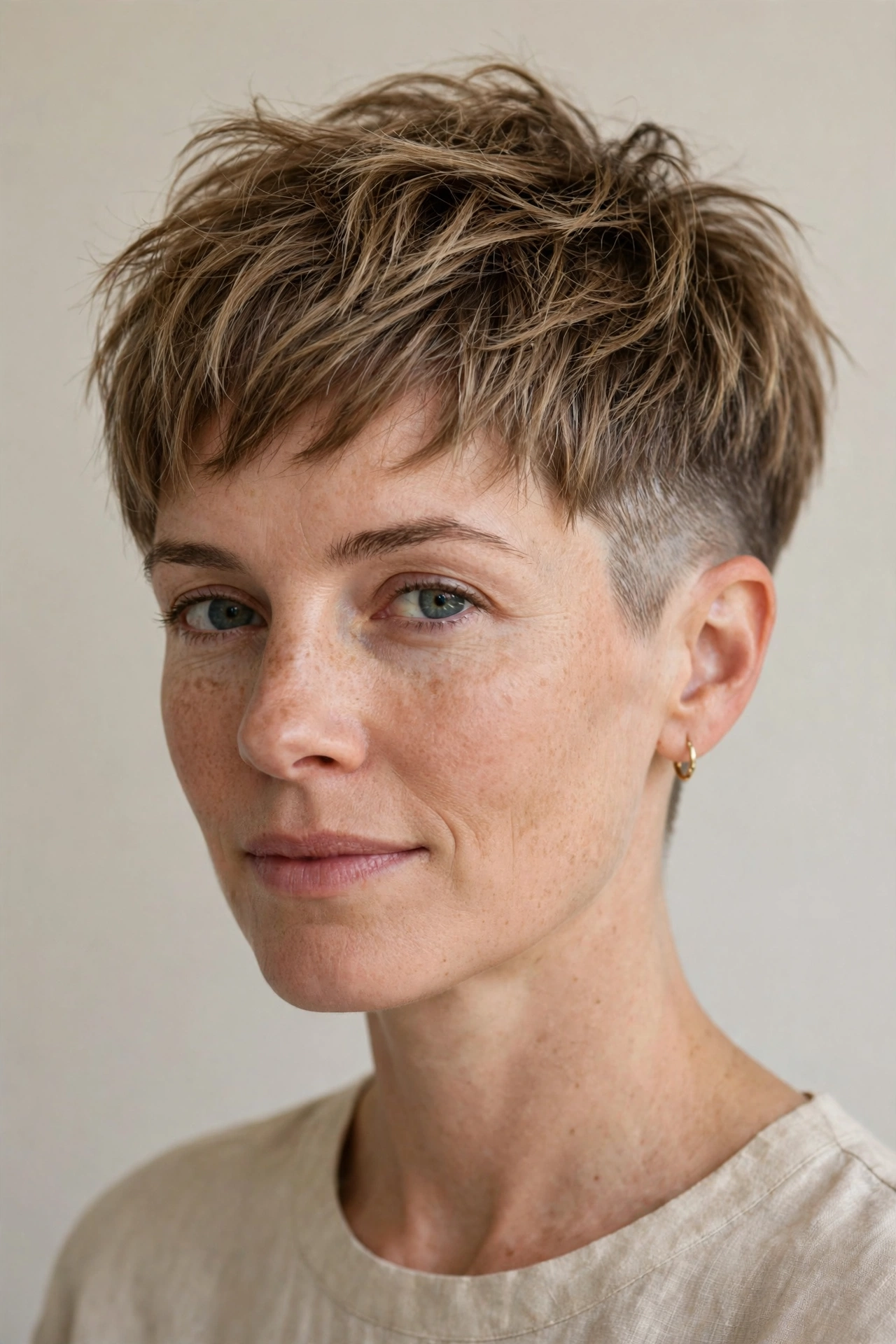 Undercut Shag Pixie