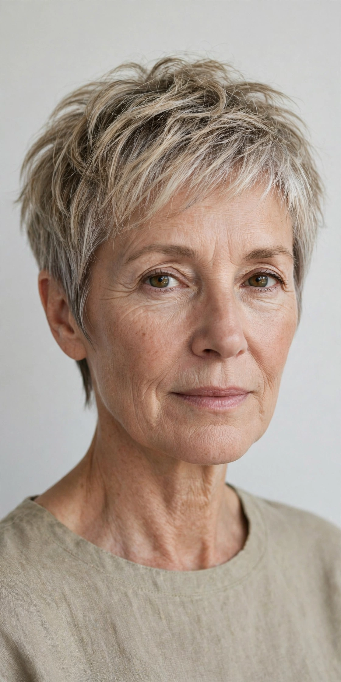 Tapered Nape Crop Shag